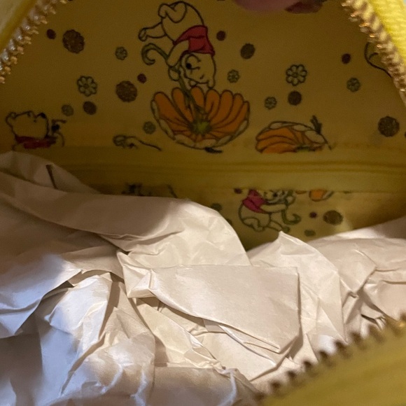 Loungefly Winnie the Pooh mini backpack and cardholder wallet set new with tags - Picture 2 of 5